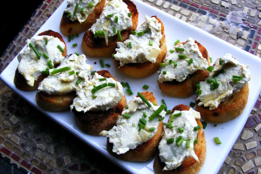 Cheezy Artichoke Crostini Recipe - Food.com