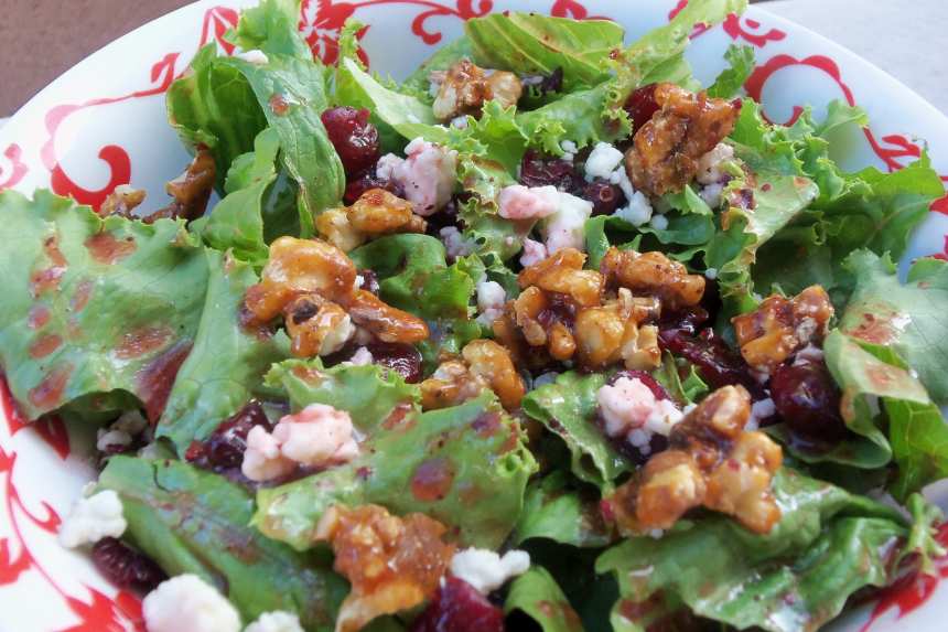 Candied Walnut Salad Recipe