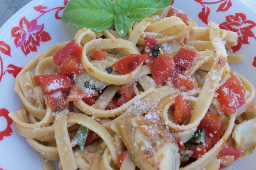 Pasta With Artichokes and Basil Recipe - Food.com