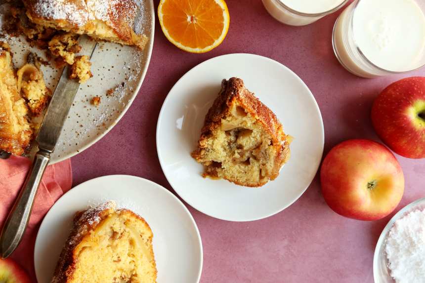 salt sugar & i: Torta di Mele (apple cake) from 'Florentine' by Emiko  Davies.