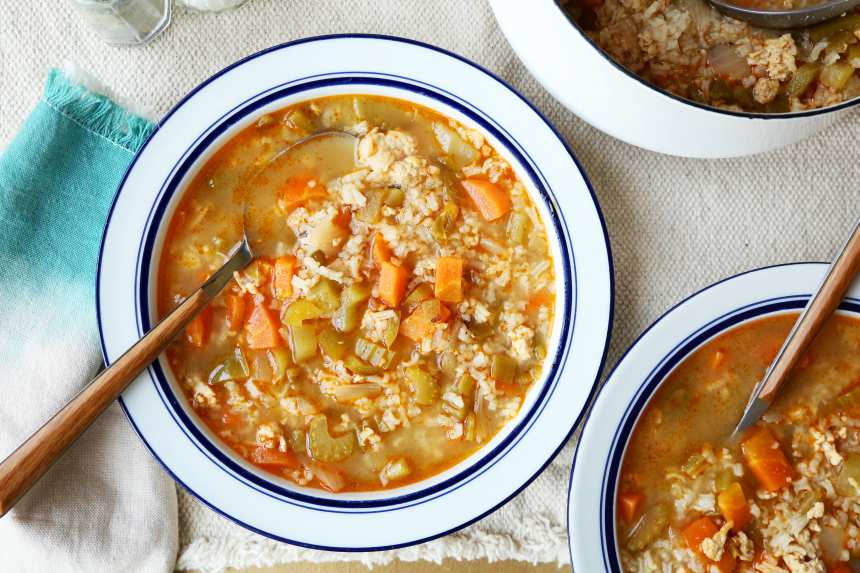 Ground Turkey and Rice Soup Recipe - Food.com