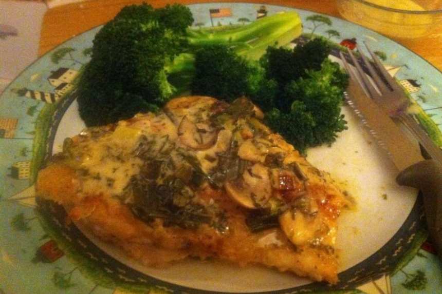 Chicken Breast Diane With Green Onions Recipe
