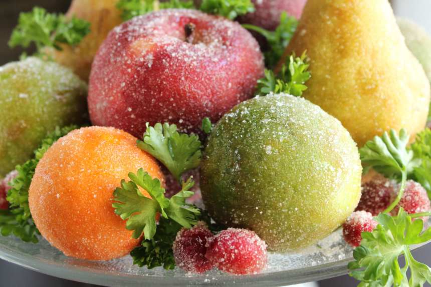 How to Make Faux Sugared Fruit