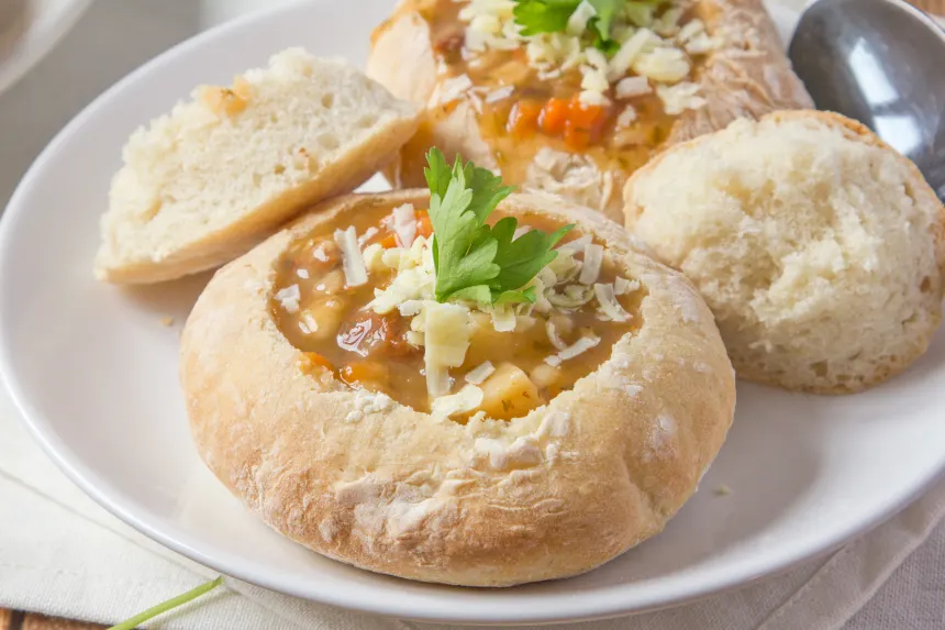 Sourdough Bread Bowls for Soup - Good Things Baking Co