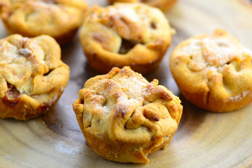 Air Fryer Mini Muffin Tin Apple Pies - Fork To Spoon