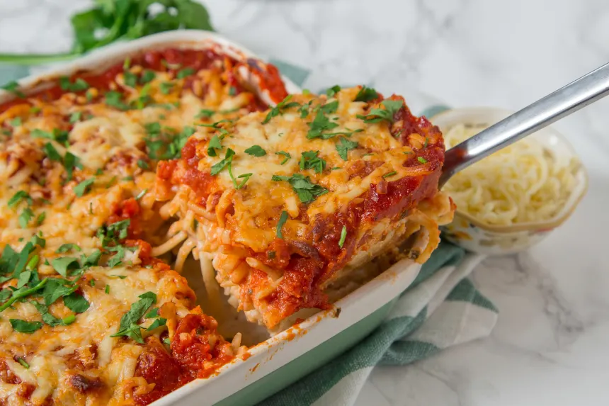 Creamy Spaghetti Pie Recipe - Food.com