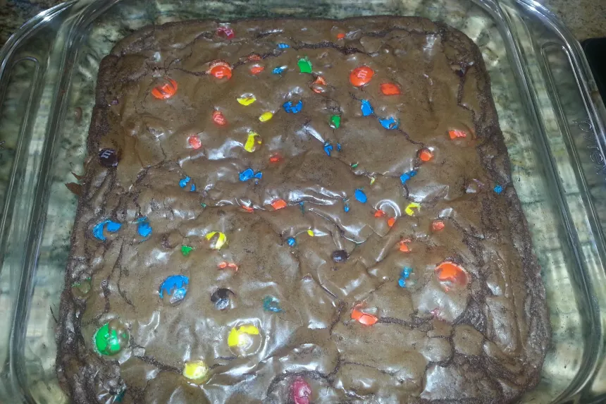 M&M Brownie Recipe