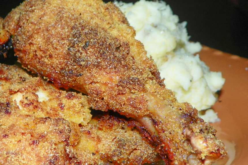 Cornmeal Crusted Fried Chicken – Leite's Culinaria