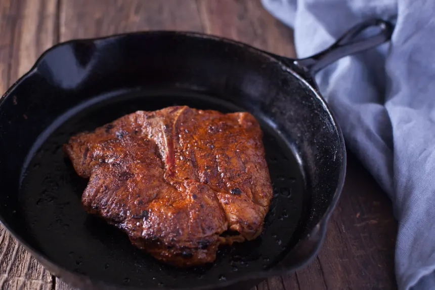 T-BONE STEAK AND SHRIMP ON THE BLACKSTONE E-SERIES INDOOR GRIDDLE! 