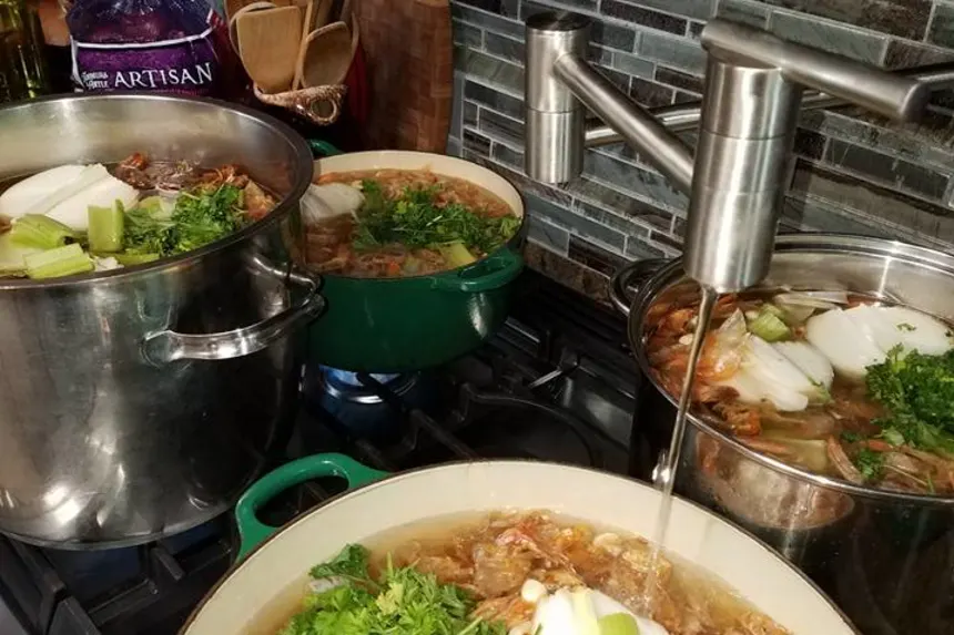 Homemade Shrimp Stock - The Cooking Bride