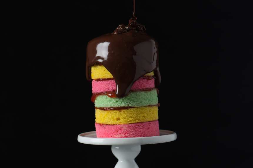 Rainbow Cake Recipe - Anna Painter