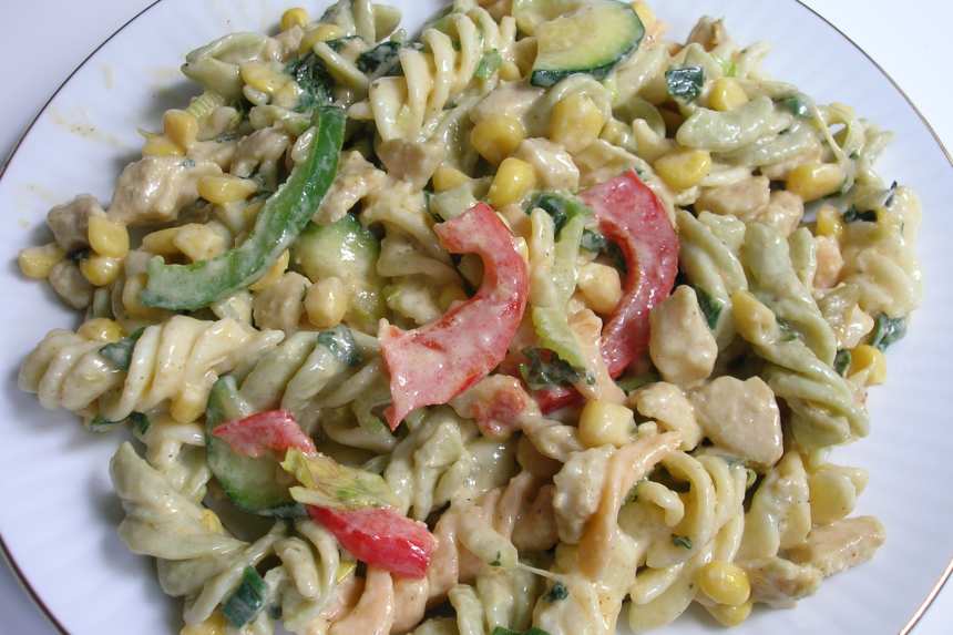 Mexican Chicken Pasta Salad Recipe 