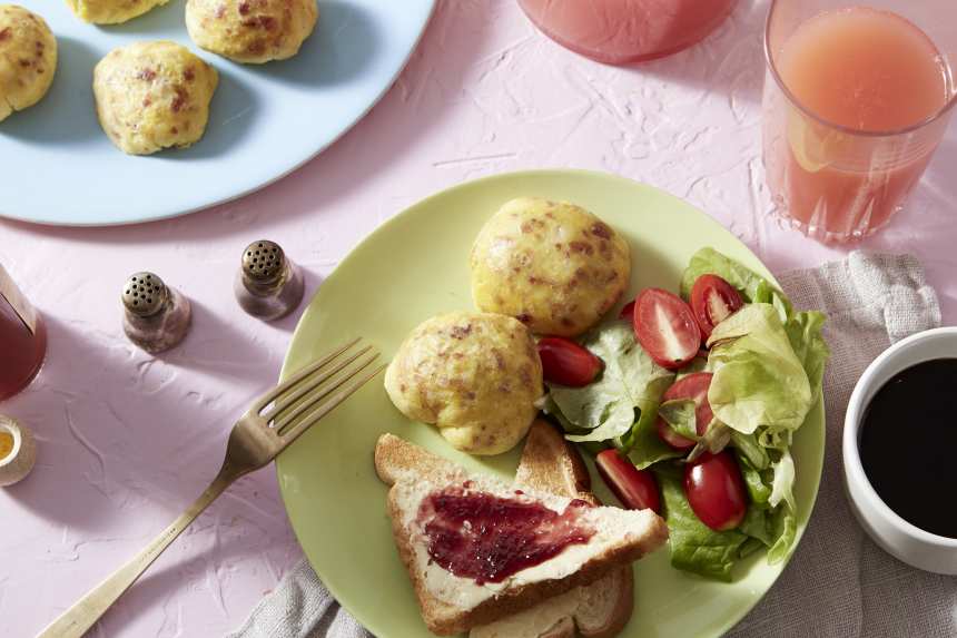 Sous Vide Egg Bites with Bacon and Gruyere - Basil And Bubbly