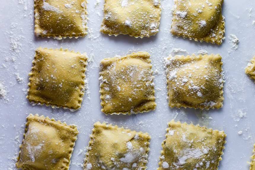 Ravioli (Dough and Choice of 4 Fillings) Recipe 