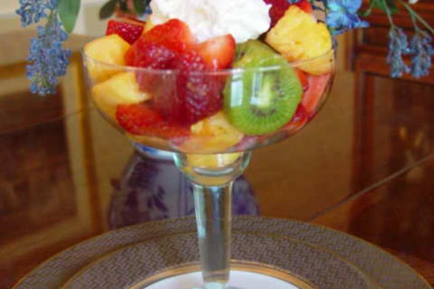 Caribbean Fruit Salad With Coconut Cream Dressing Recipe