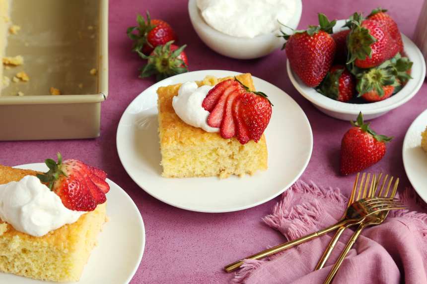 Easy Tres Leches Cake: Three Milk Cake – Bake with Ayesha