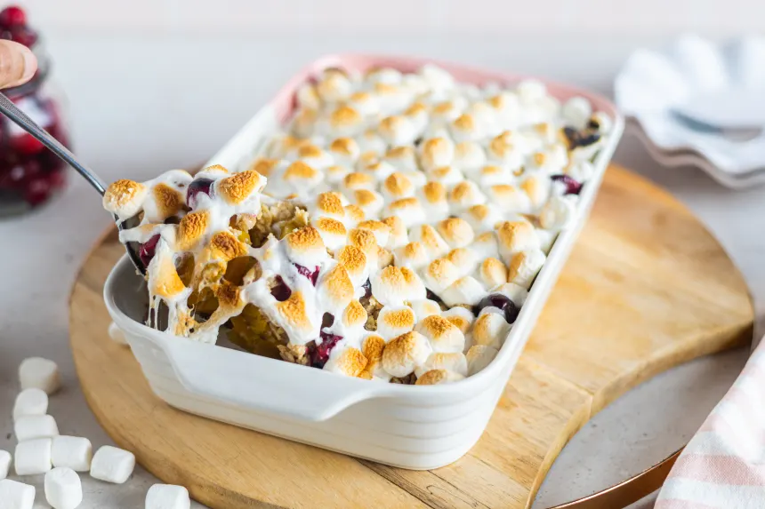 Caramelized Yams with Marshmallows - Recipe Girl