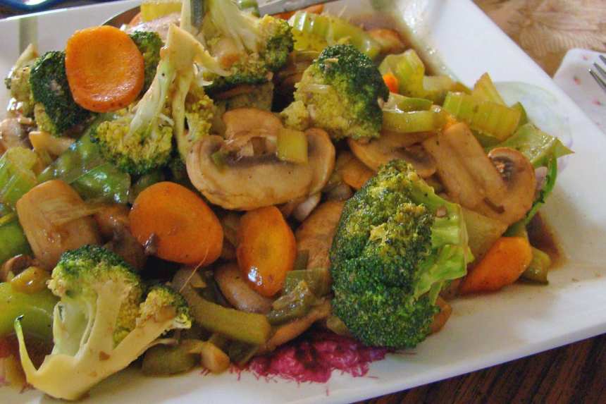 Oriental Stir Fry Vegetables With Oyster Sauce Recipe Food