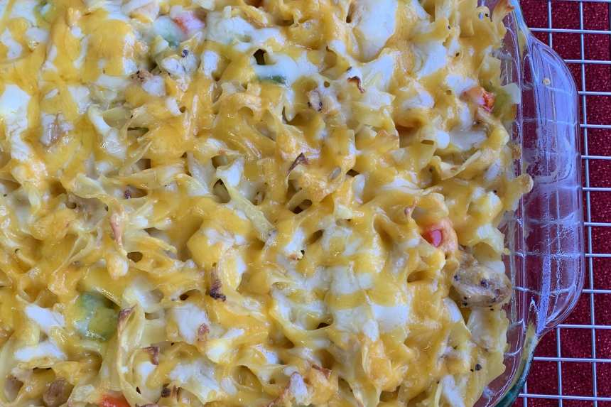 Chicken Cheese Noodle Casserole Recipe - Southern.Food.com