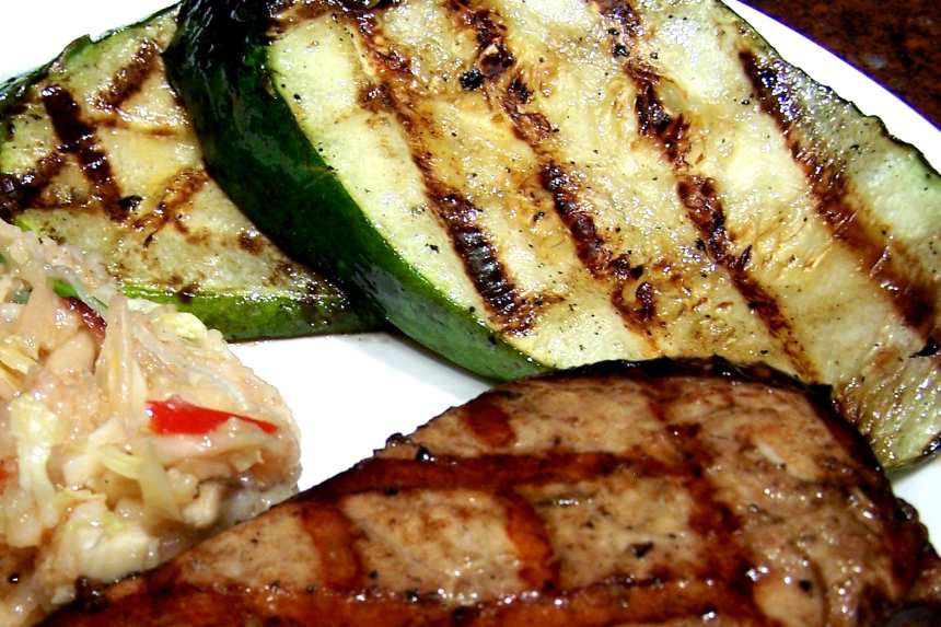 Grilled Zucchini and or Eggplant (Aubergine) Recipe