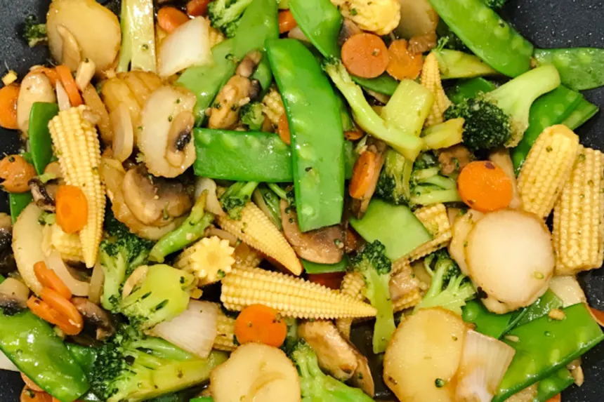 Stir-fried Mixed Greens 