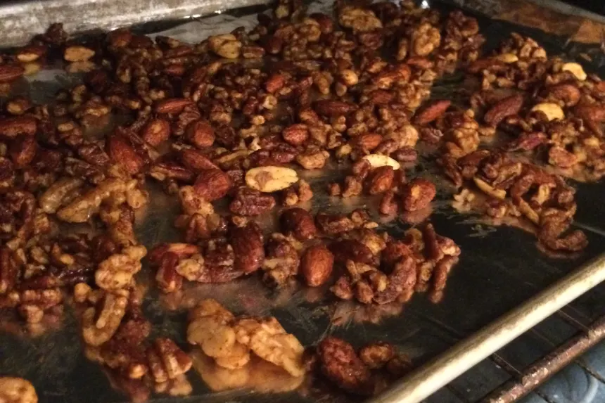 Spiced Roasted Nuts  Savory and delicious!