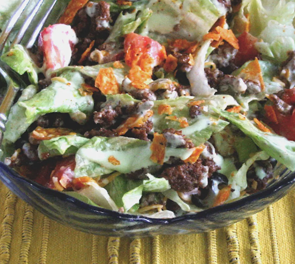 Green Goddess Taco Salad