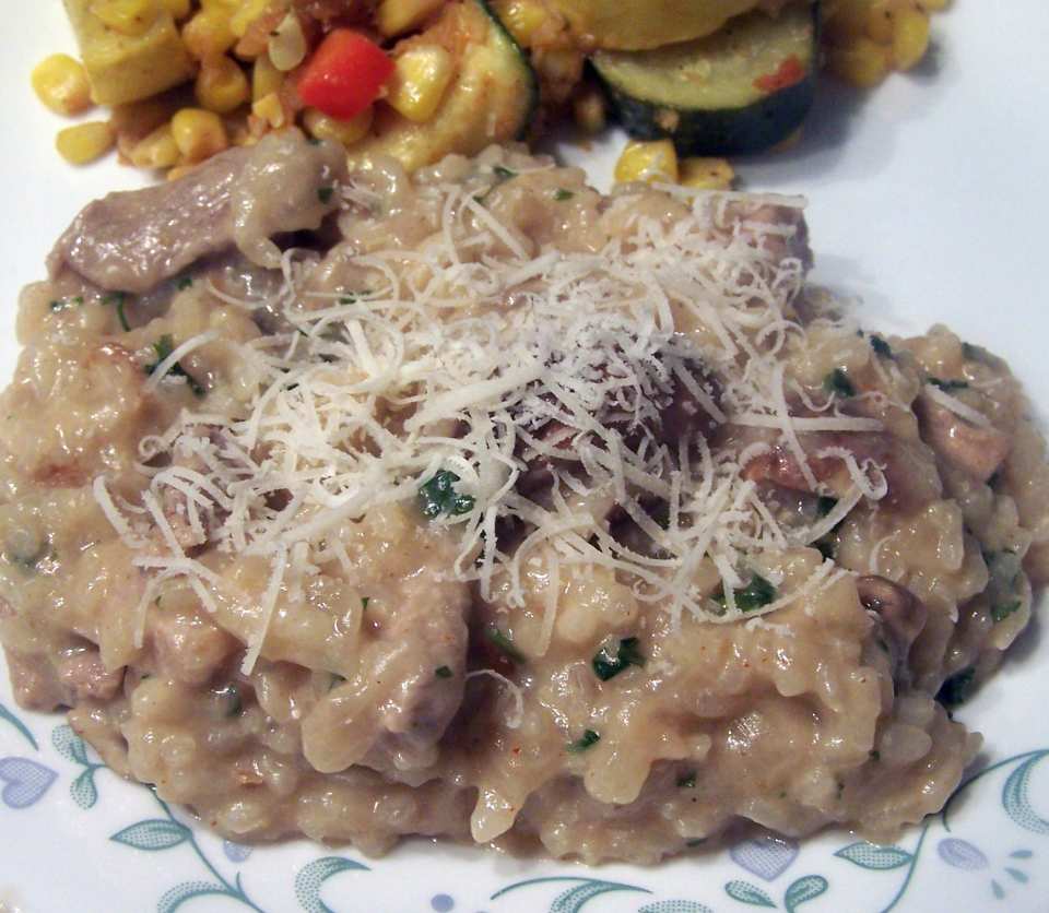 Garlicky Pork and Mushroom Risotto Recipe - Food.com