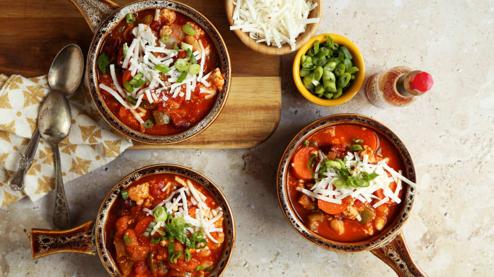 Hearty Vegetarian Tofu Chili