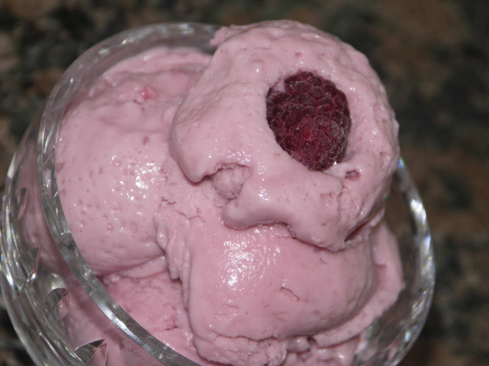 Raspberry Frozen Yogurt Recipe - Dessert.Food.com