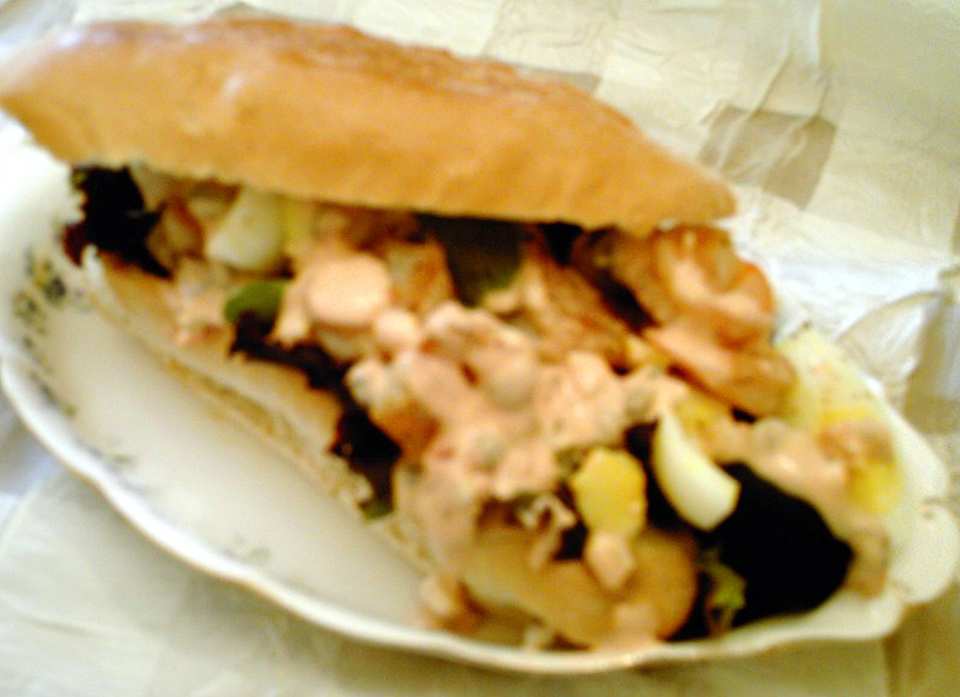 sachin and babi light blue dress Shrimp Louie Salad main image 1