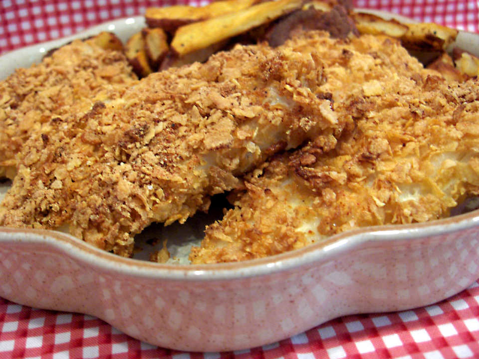 Cornflake Baked Cod Fish Recipe - Food.com