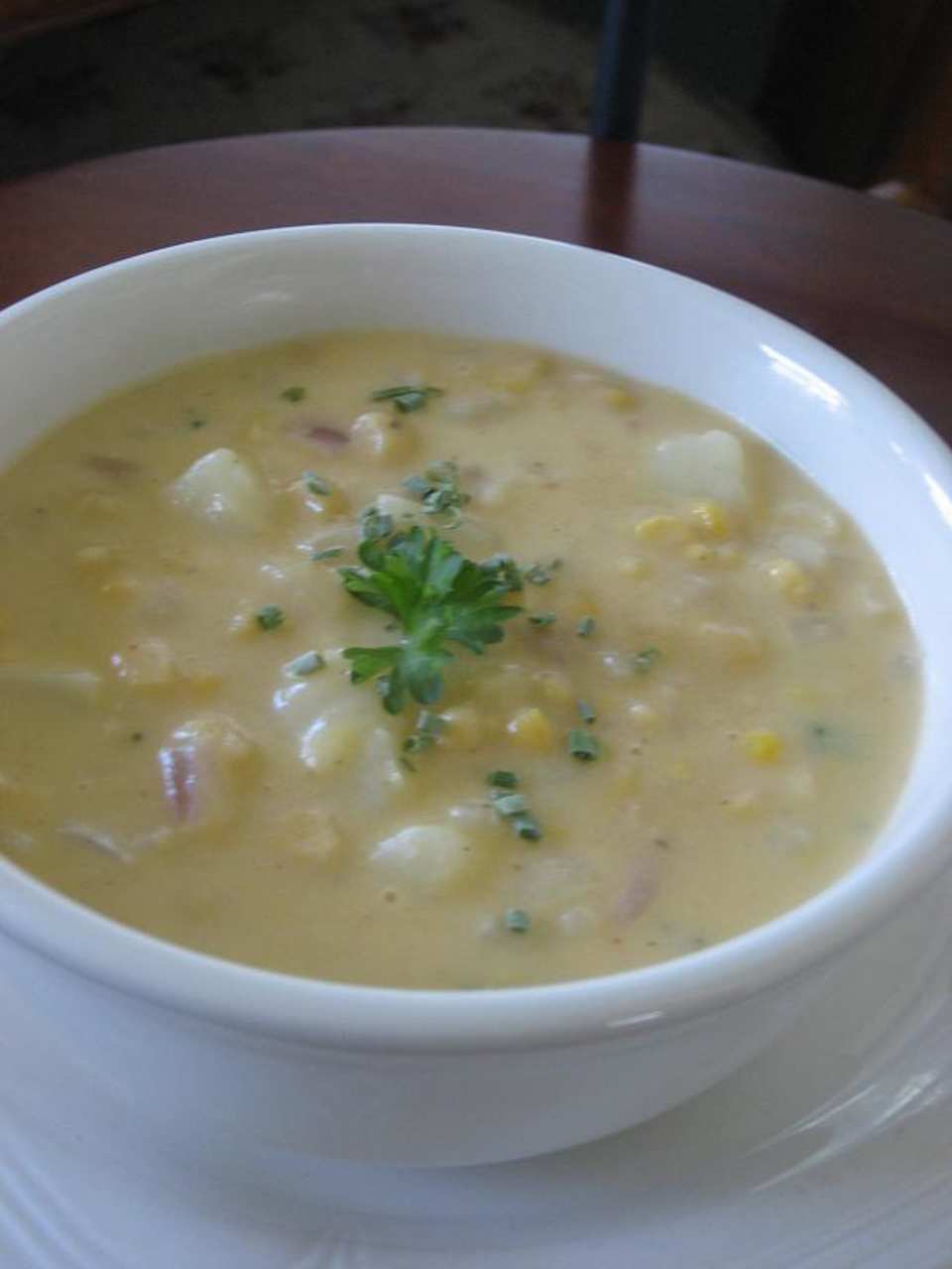 Corn and Cheddar Cheese Chowder Recipe - Food.com