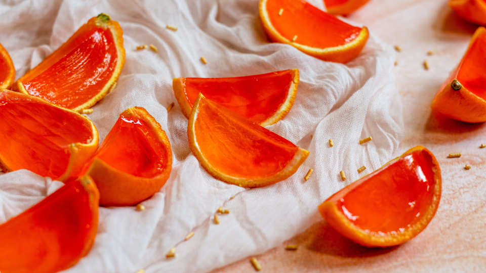 Jello Fruit Wedges