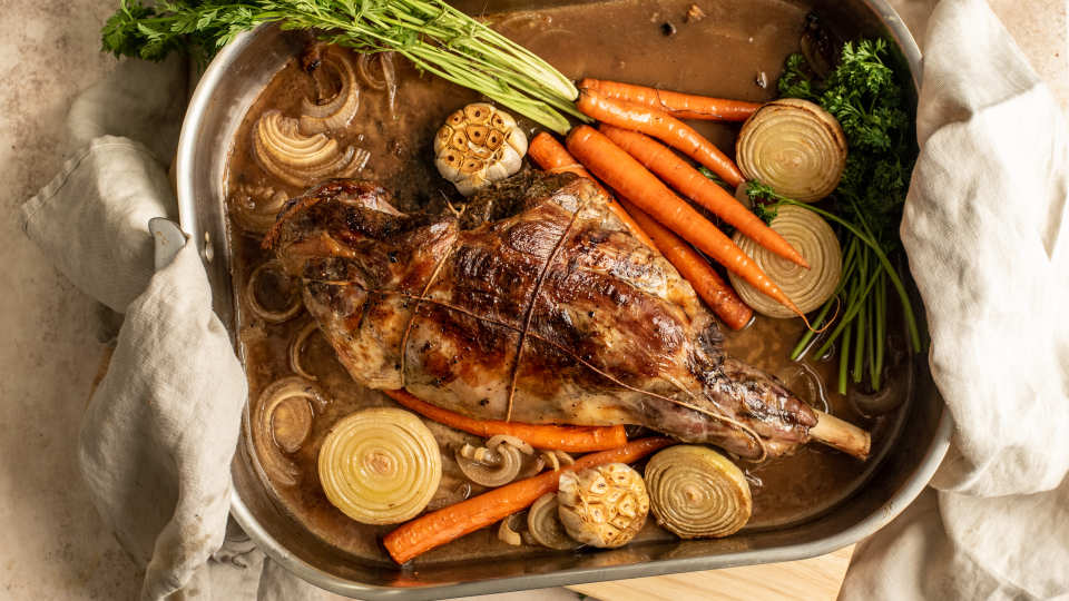 Gigot à la Cuillère (Slow-Cooked Lamb)