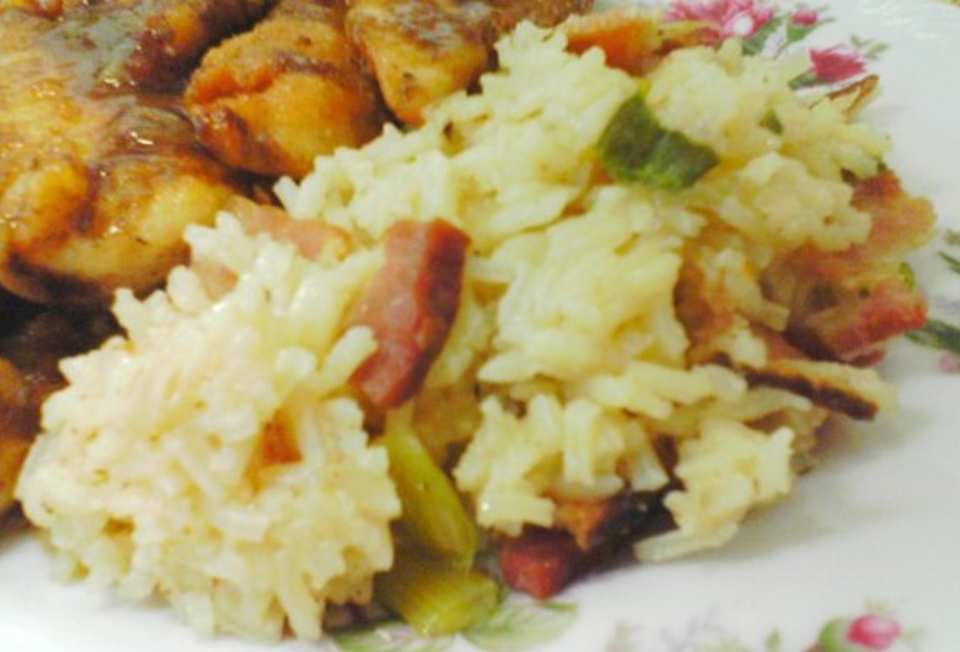 Bacon and Green Onions Rice Recipe - Food.com