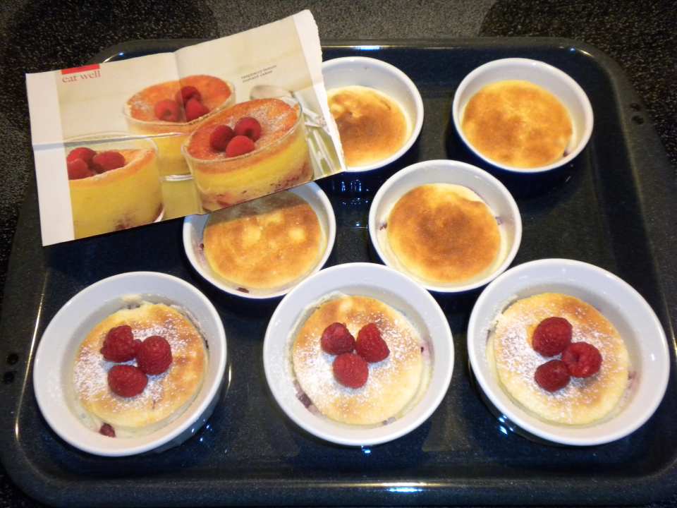 Raspberry-Lemon Custard Cakes Recipe - Food.com