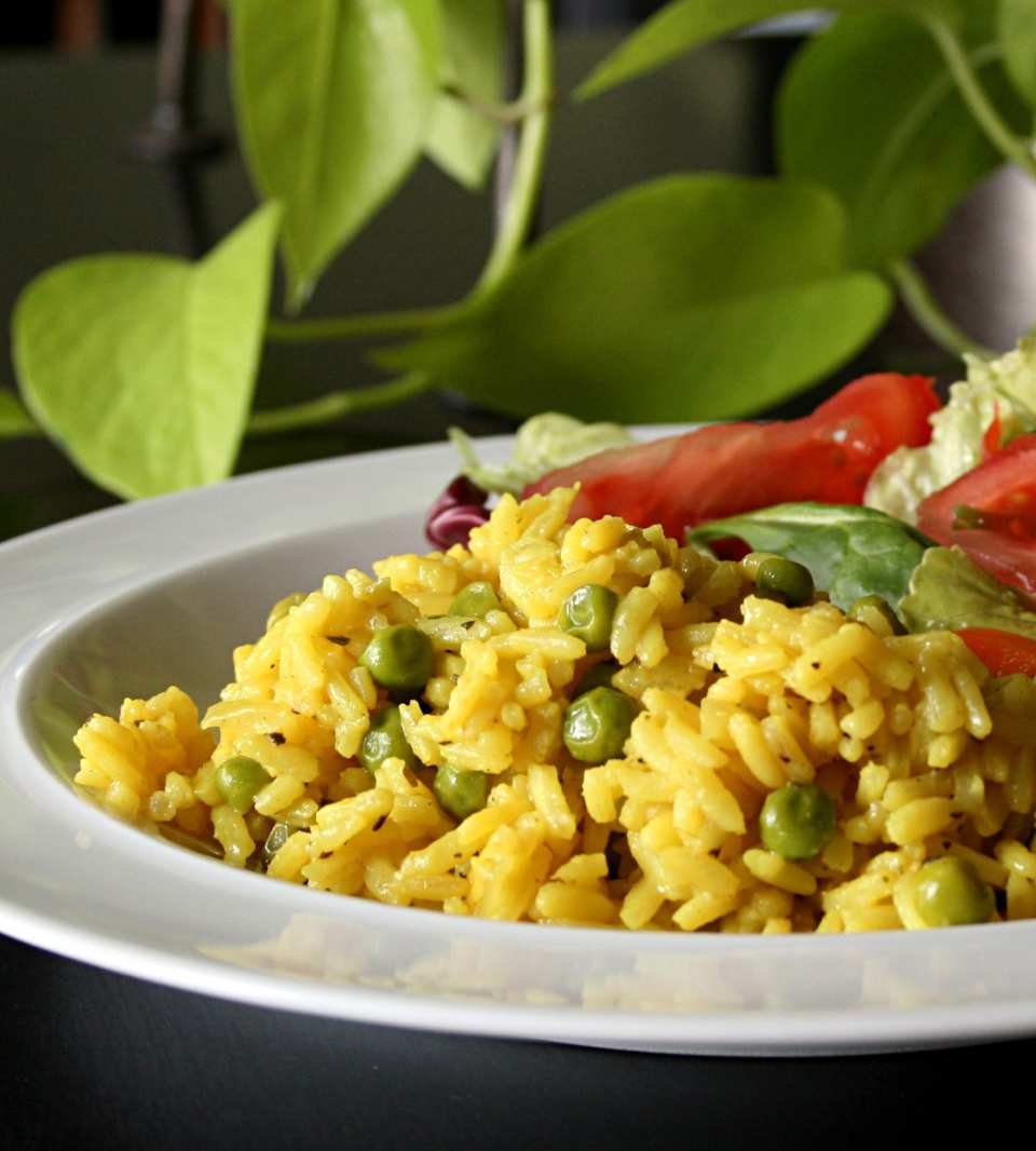 Yellow Rice With Peas Recipe - Food.com