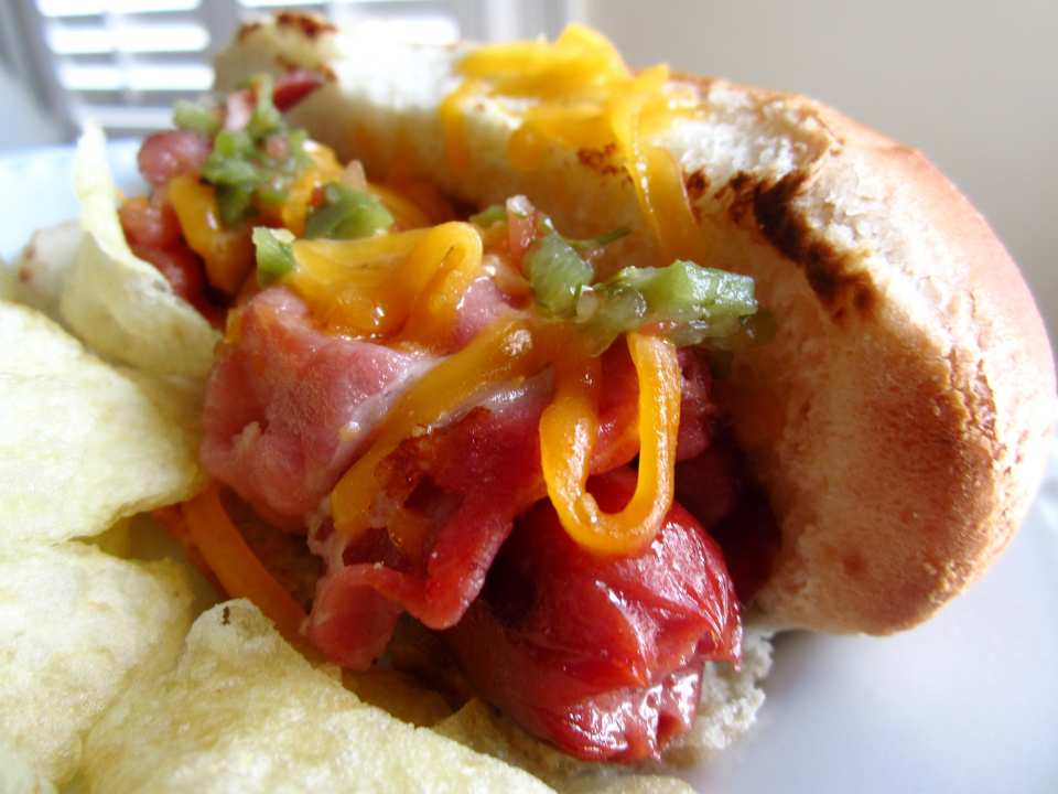 Bacon Wrapped Cheddar Dogs Recipe - Food.com