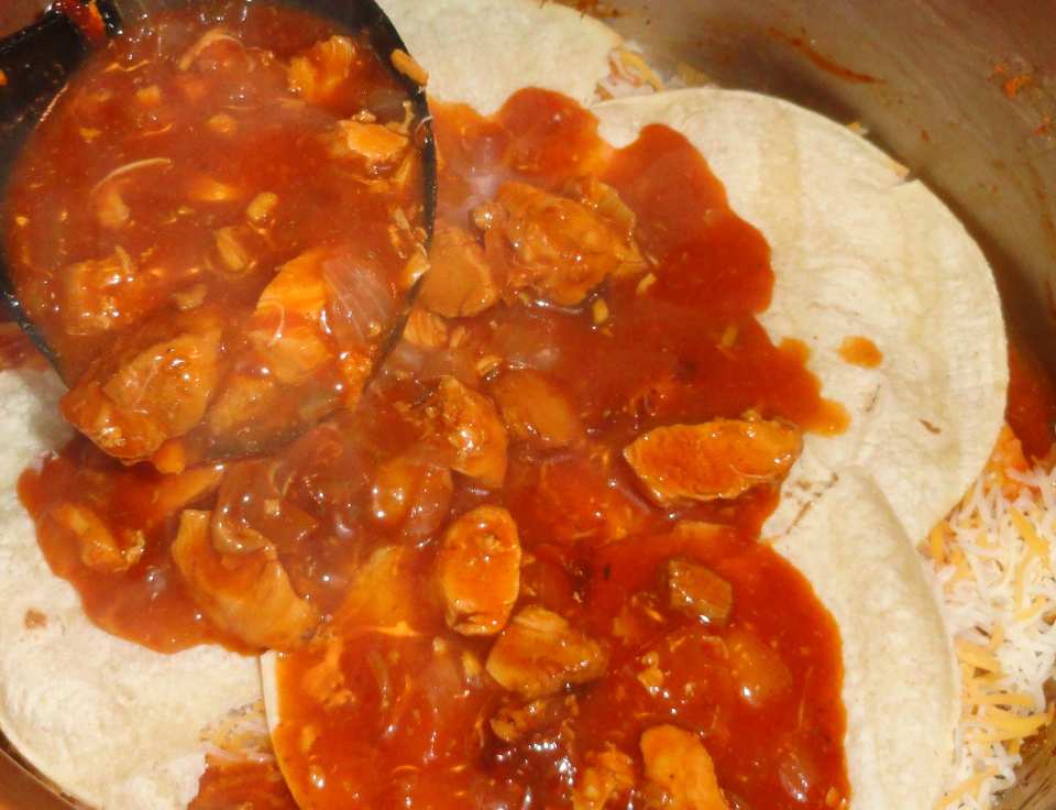 New Mexico Red Chile Chicken Enchilada Casserole Recipe Food