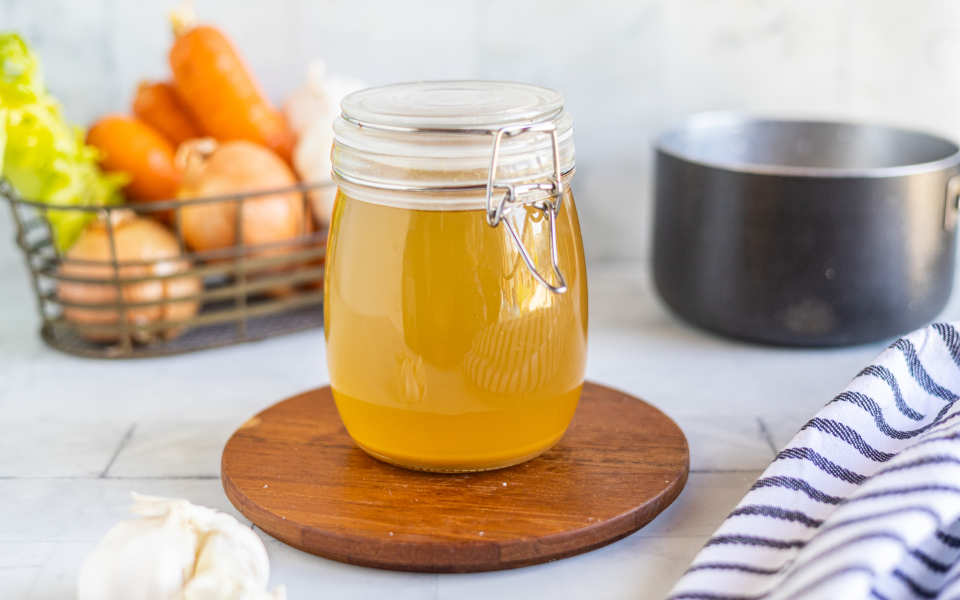 Slow-Cooker Chicken or Turkey Stock