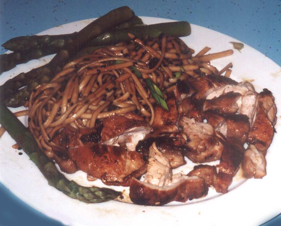 Funky Chicken With Sesame Noodles Recipe - Food.com