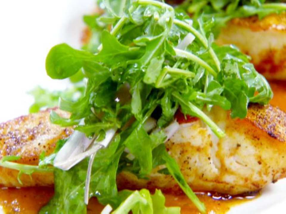 Roast Halibut With Smoked Tomato Vinaigrette Recipe - Food.com