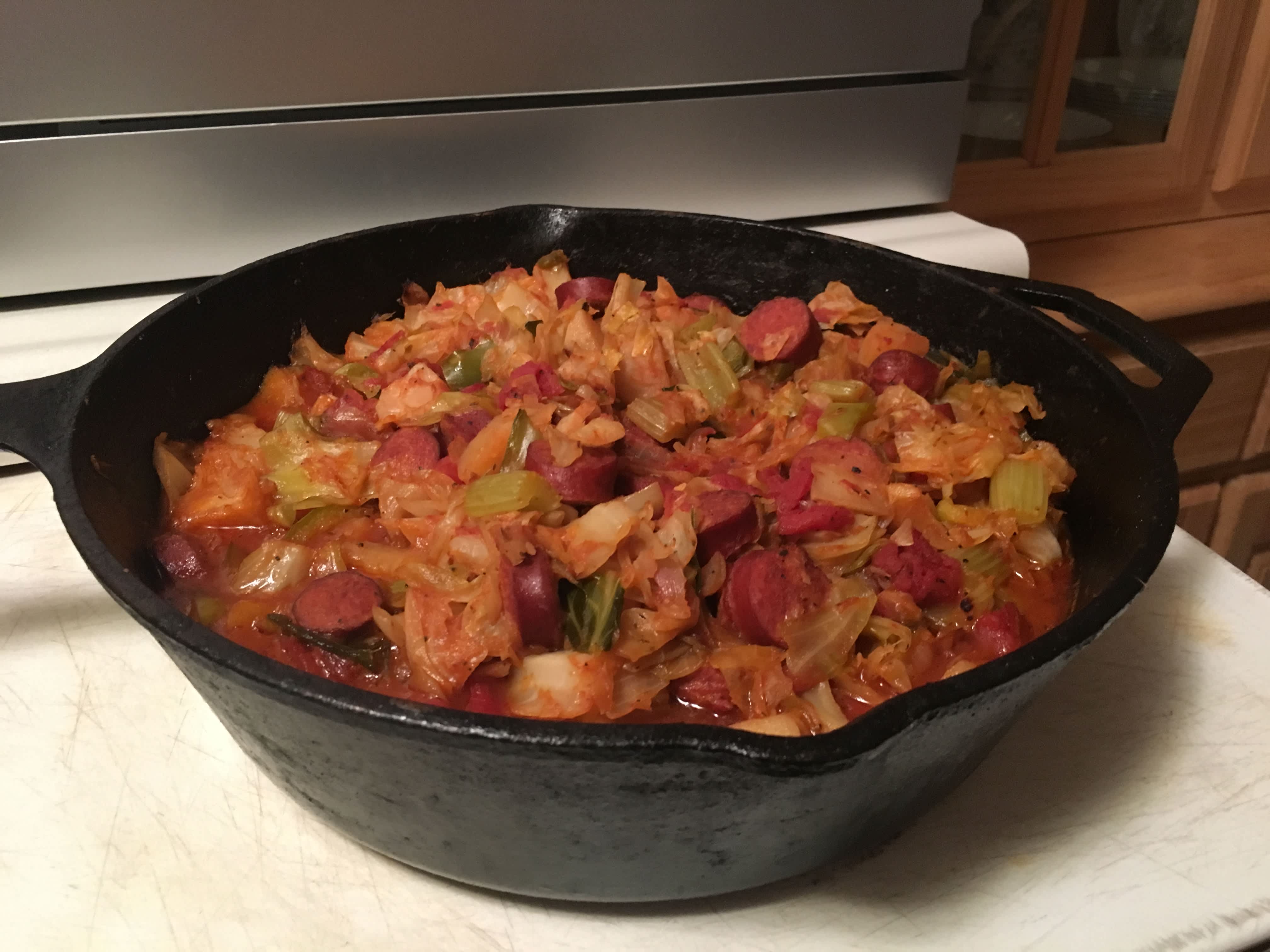 Southern Fried Cabbage With Sausage Recipe - Food.com