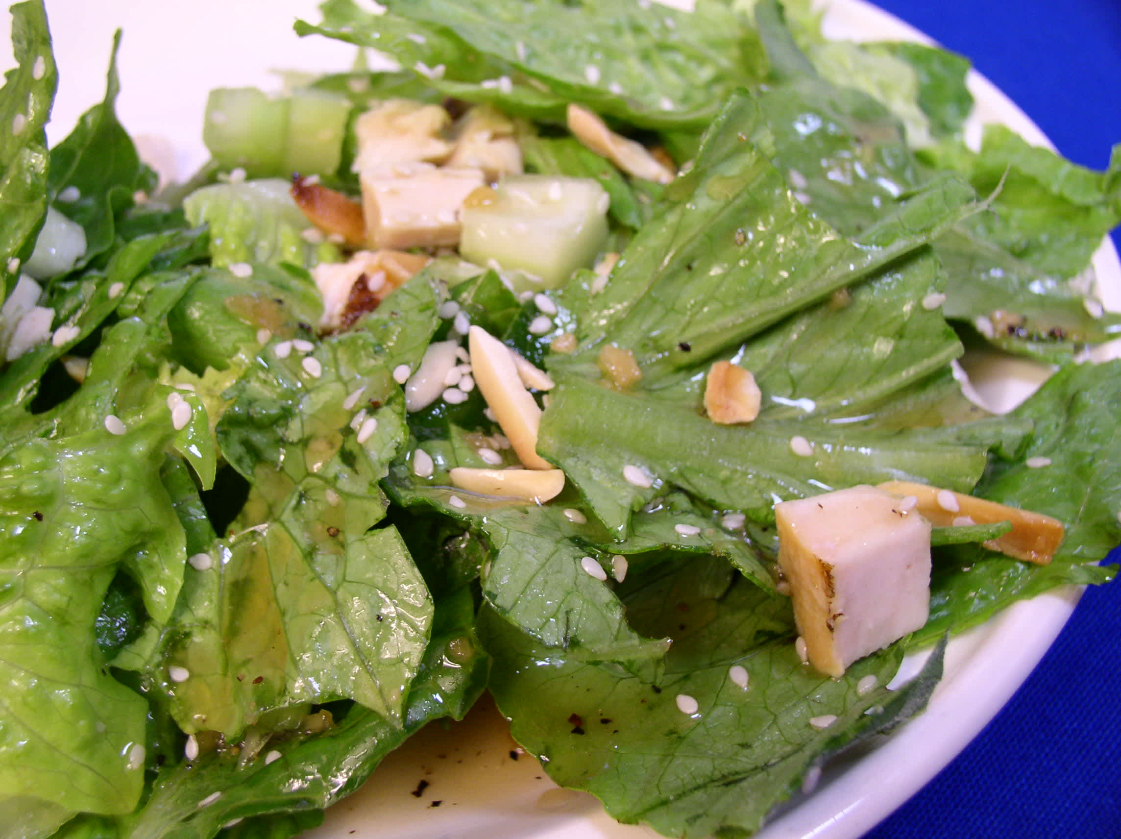 chinese chicken salad dressing recipe with Sesame Asian Chicken Salad With Sesame-Ginger