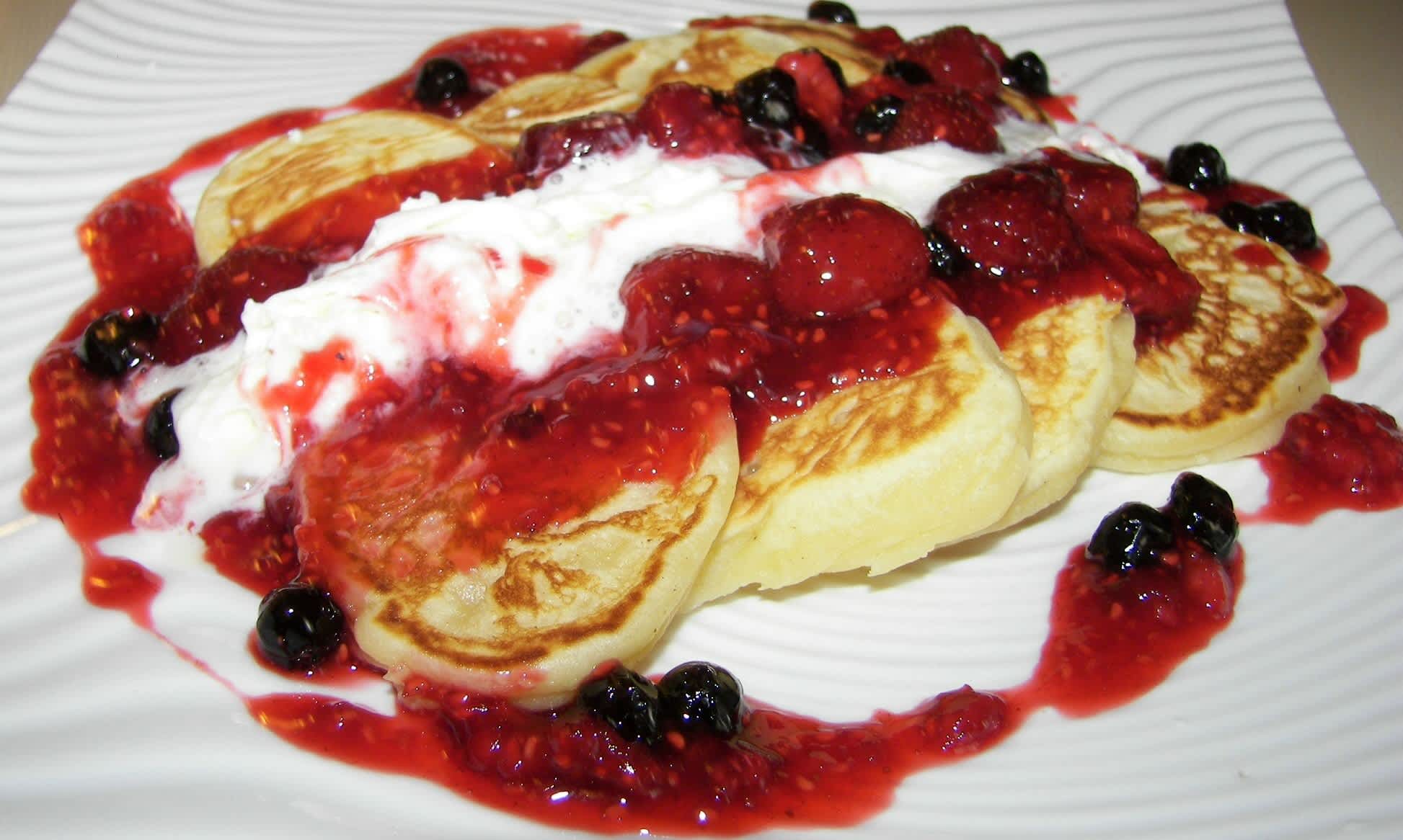 Pikelets With Berries Recipe - Food.com
