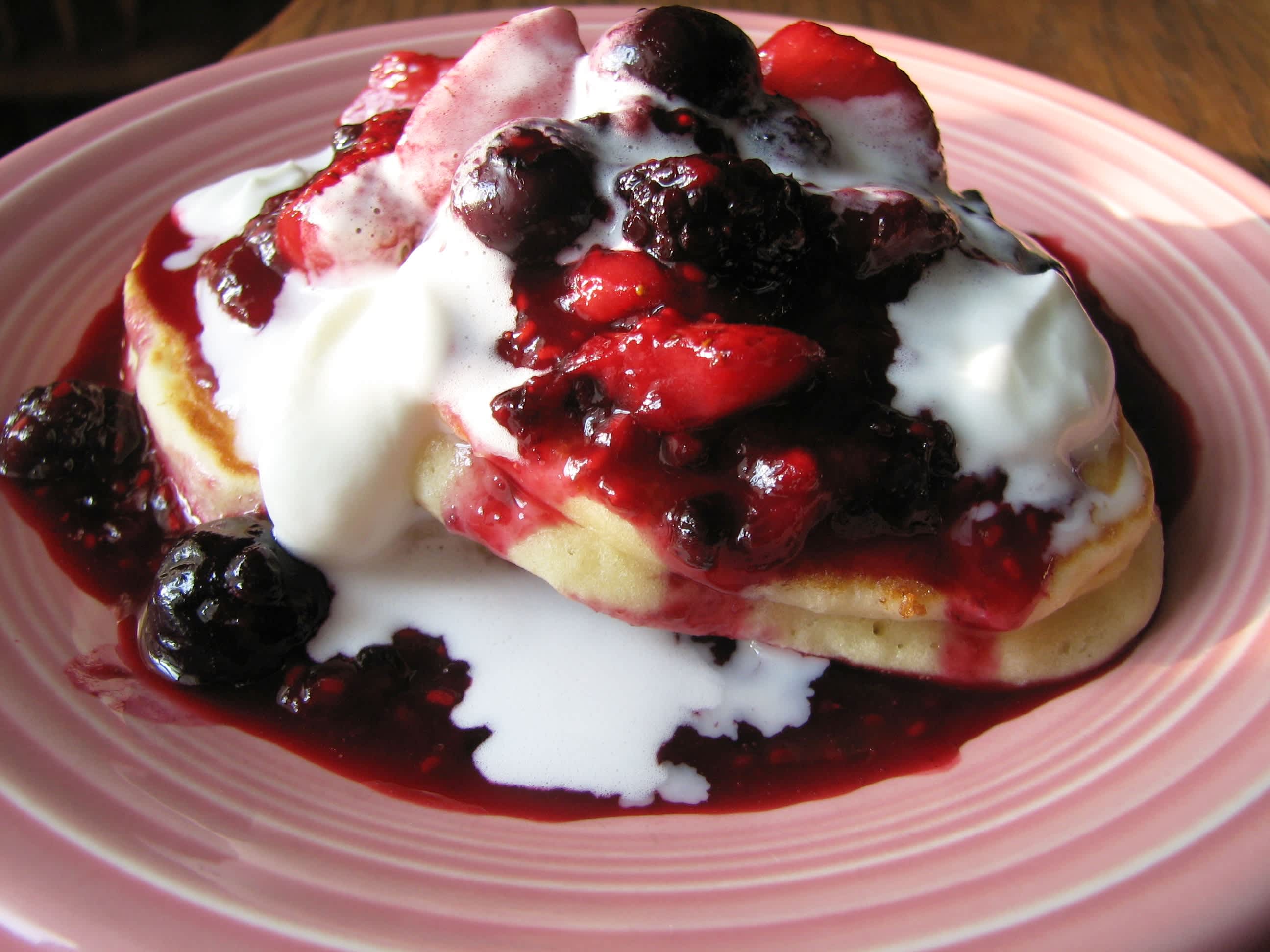 Pikelets With Berries Recipe - Food.com
