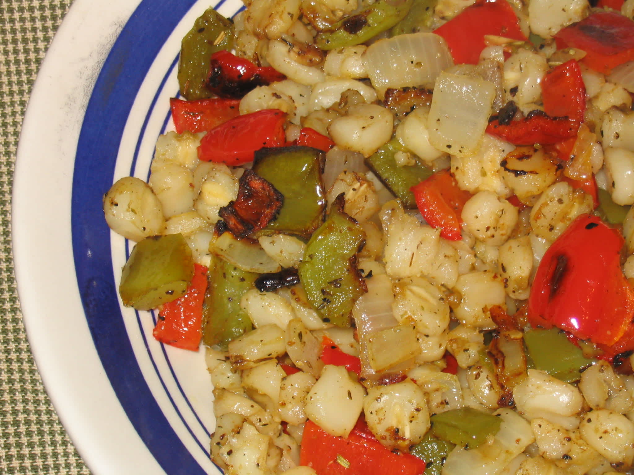 Roasted Peppers and Hominy Recipe - Food.com