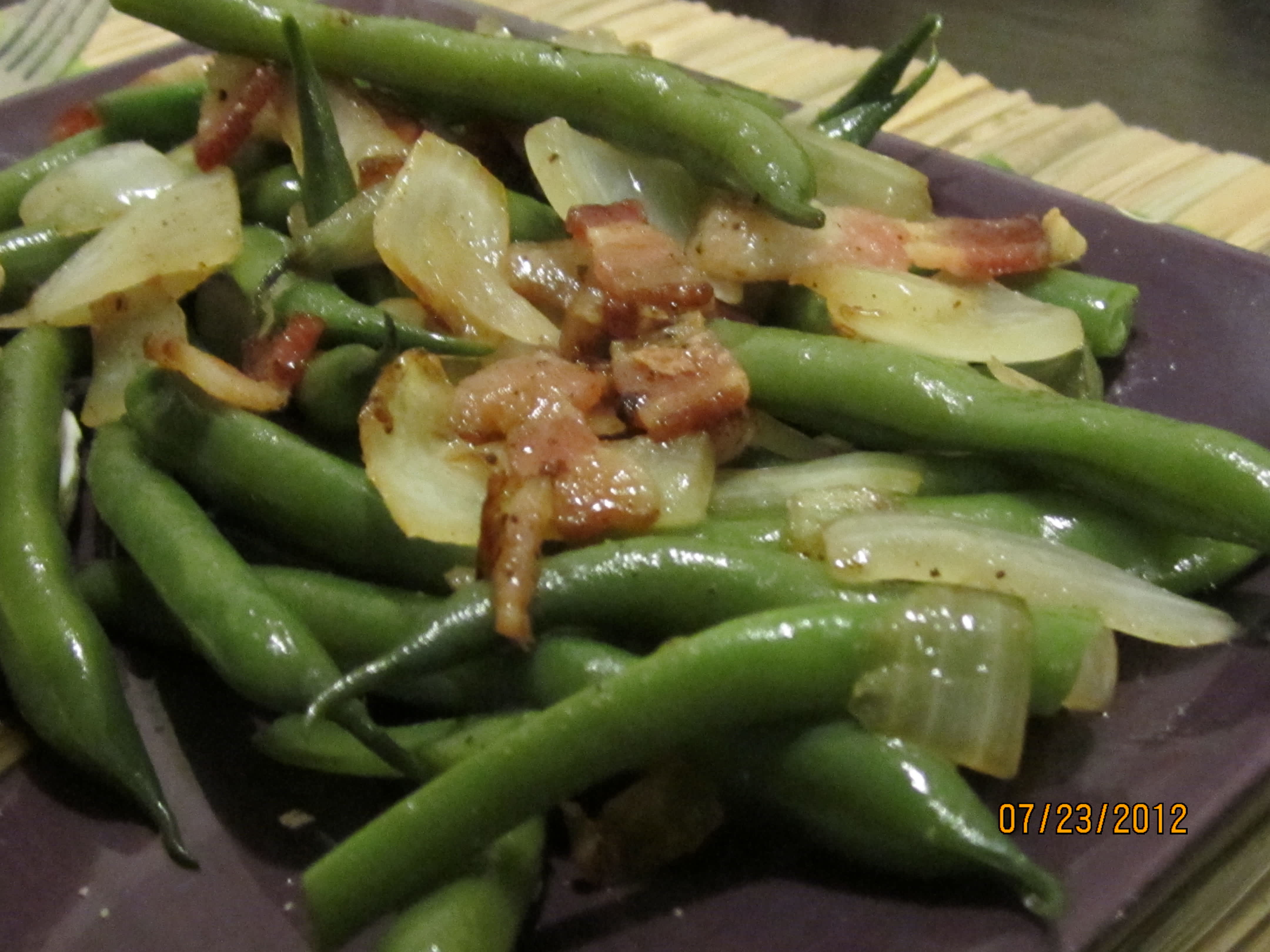 Spanish Green Beans With Bacon Recipe - Food.com