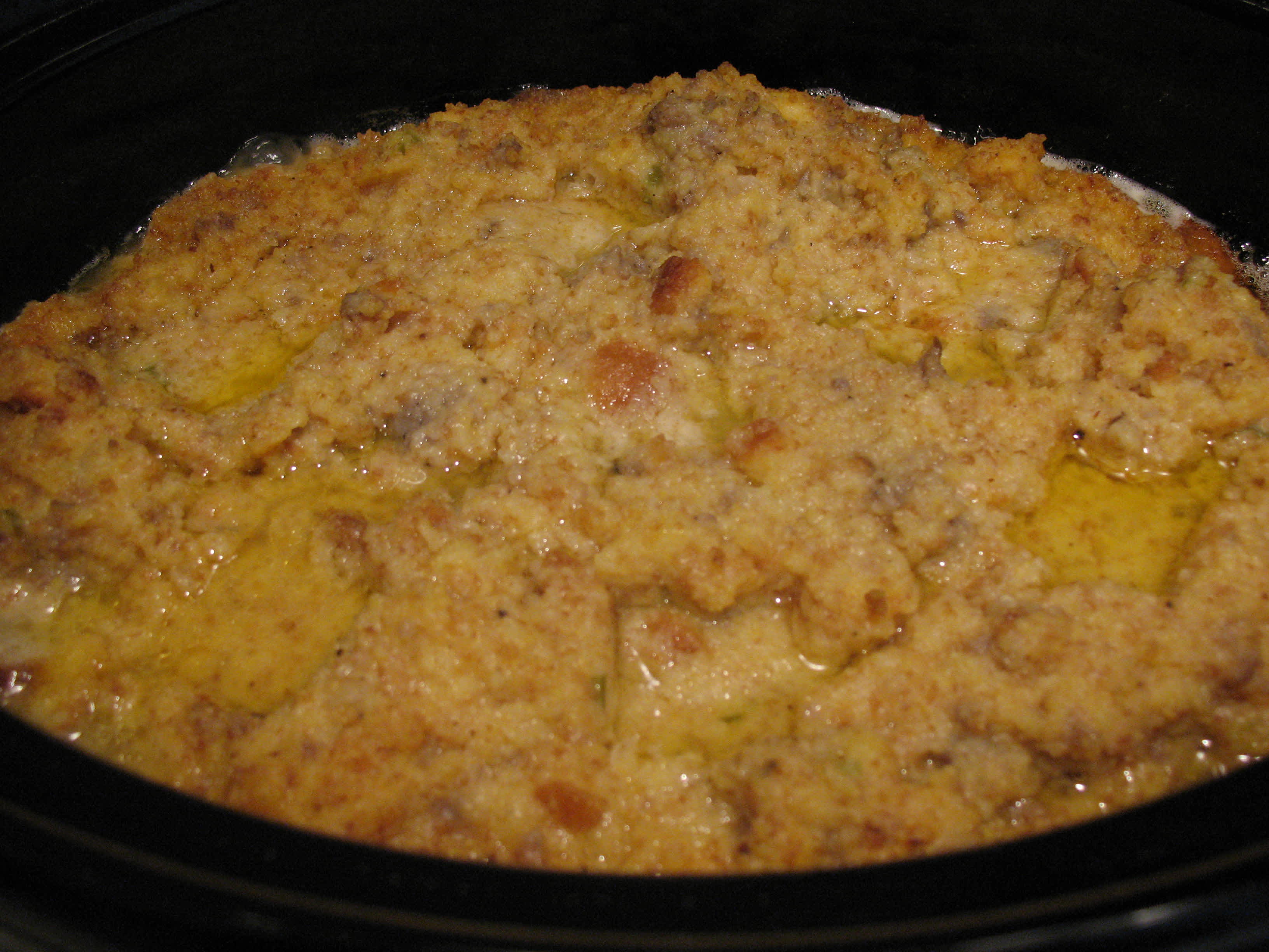 Crock Pot Cornbread Dressing